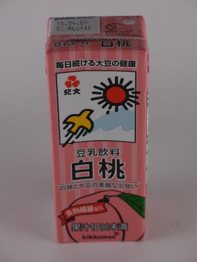 紀文 豆乳飲料 白桃